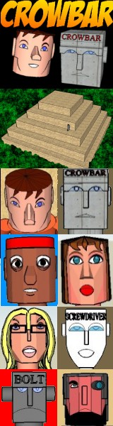 CROWBAR - robots, cyborgs, space pirates, aliens!